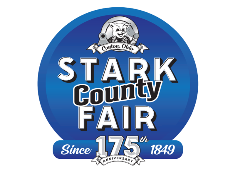 Logo for Stark County Junior Fair -   Attn: Melinda Hall        14109 Louisville St. NE  Paris, OH 44669