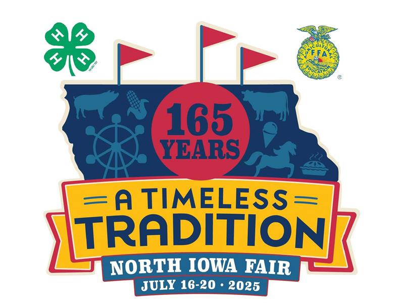 Logo for 2025 North Iowa Fair