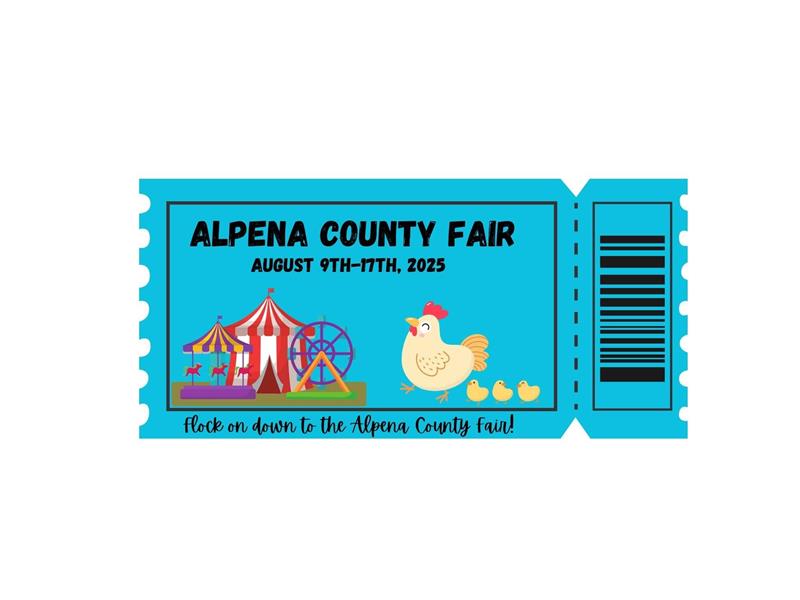 Logo for 2025 Alpena County Fair